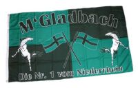 Fahne / Flagge Fußball Mönchengladbach 90 x 150 cm