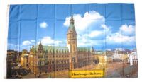 Fahne / Flagge Hamburger Rathaus 90 x 150 cm