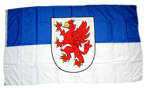 Flagge Fahne Bergen auf Rügen Hissflagge 90 x 150 cm 