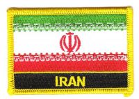 Fahnen Aufnäher Iran Schrift