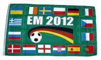 Fahne / Flagge EM 2012 Fußball 90 x 150 cm