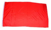 Fahne / Flagge Einfarbig Rot 150 x 250 cm