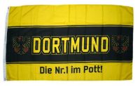 Fahne / Flagge Dortmund Die Nr. 1 im Pott 90 x 150 cm