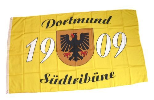 Flagge Fahne Dortmund Südtribüne Fan Hissflagge 90 x 150 cm 