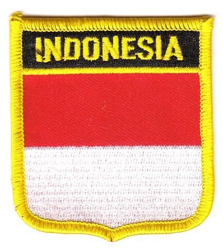 Wappen Aufnäher Indonesien Patch Flagge Fahne 