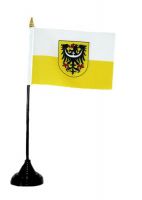 Tischflagge Provinz Oberschlesien Fahne Flagge 10 x 15 cm 