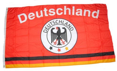 Fahne / Flagge Deutschland Fußball 1 90 x 150 cm, Für den Fan, Fun &  Sonstiges
