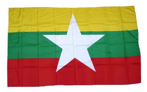 Fahne / Flagge Myanmar 30 x 45 cm