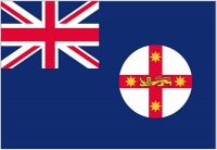 Fahnen Aufkleber Sticker Australien - New South Wales