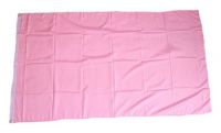 Fahne / Flagge Einfarbig Rosa 150 x 250 cm