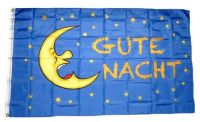 Fahne / Flagge Gute Nacht 90 x 150 cm