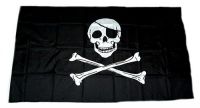 Fahne / Flagge Pirat Freibeuter 30 x 45 cm