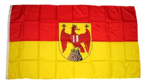 Flagge Fahne Österreich - Burgenland 90 x 150 cm