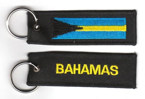 Fahnen Schlüsselanhänger Bahamas
