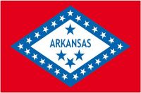 Fahnen Aufkleber Sticker USA - Arkansas
