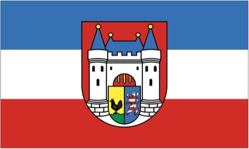 Fahne Landkreis Schmalkalden Meiningen Hissflagge 90 x 150 cm Flagge 