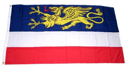 Flagge Fahne Landkreis Vorpommern Rügen Hissflagge 90 x 150 cm 