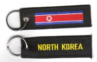 Fahnen Schlüsselanhänger Nordkorea