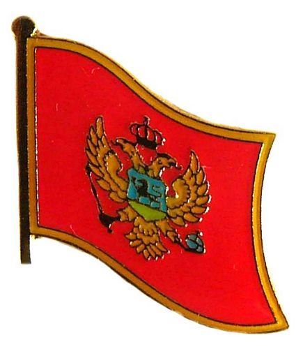 Montenegro Flaggenpin,Anstecker,Flagge,Pin,Nadel