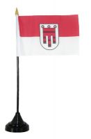 Tischfahne Österreich - Vorarlberg 11 x 16 cm Fahne Flagge