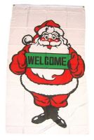 Fahne / Flagge Frohe Weihnachten Welcome 90 x 150 cm