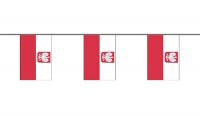 Flaggenkette Polen Adler 6 m