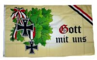 Fahne / Flagge Gott mit uns Eisernes Kreuz 1914 90 x 150 cm