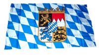 Fahne / Flagge Freistaat Bayern Wappen 30 x 45 cm