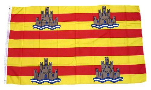 Fahne Ibiza 90 x 150 cm Flagge Spanien 