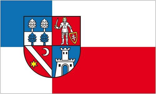 Fahne / Flagge Slowakei - Banská Bystrica 90 x 150 cm
