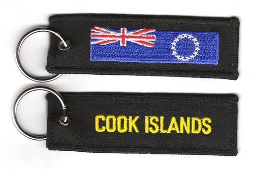 Fahnen Schlüsselanhänger Cook Inseln