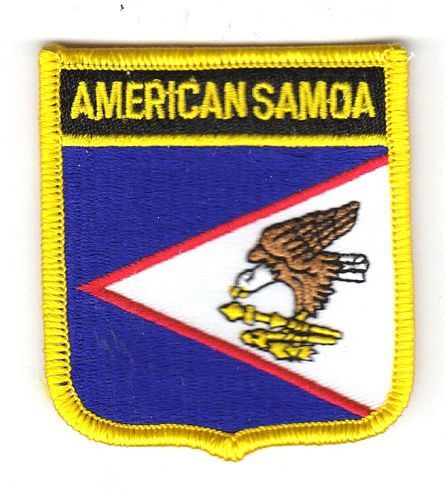 Wappen Aufnäher Fahne Amerikanisch Samoa