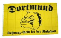 Fahne / Flagge Dortmund Ruhrpott! 90 x 150 cm