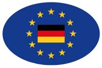 Wappen Aufkleber Sticker Europa Deutschland