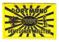 Fahnen Aufnäher Dortmund Deutscher Meister