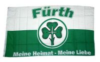 Fahne Flagge Fürth Kleeblatt 90 x 150 cm 