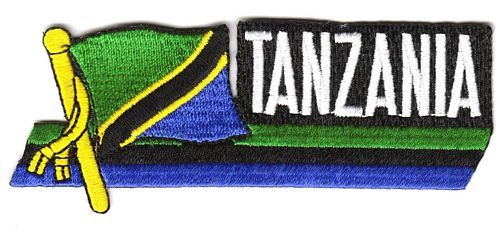 Sidekick Aufnäher Tansania Patch Flagge Fahne 