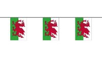 Flaggenkette Wales 6 m