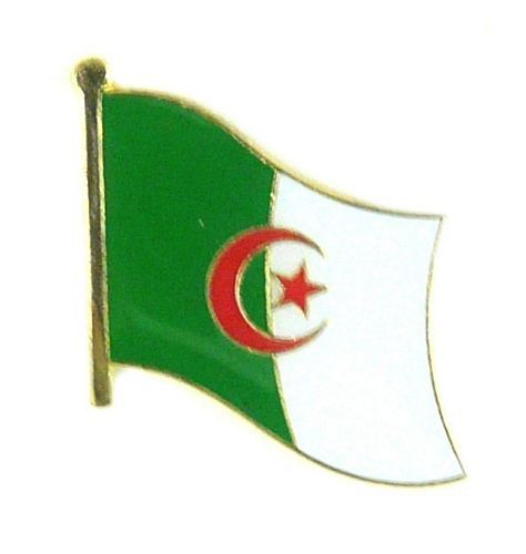 pin flaggen pins anstecker Anstecknadel rund fahne algerien