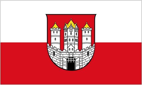 Fahne / Flagge Österreich - Salzburg Stadt 90 x 150 cm