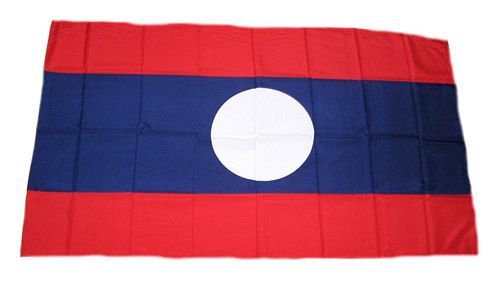 Fahne Flagge Laos 30 x 45 cm 