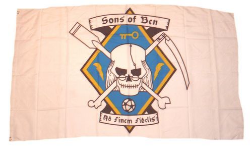 Fahne / Flagge Pirat Sons of Ben 90 x 150 cm