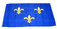 Flagge Fahne Frankreich - Ile de France 90 x 150 cm