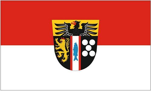 Fahne / Flagge Landkreis Kaiserslautern 90 x 150 cm