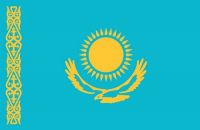 Fahnen Aufkleber Sticker Kasachstan