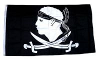 Fahne / Flagge Pirat Korsika 90 x 150 cm