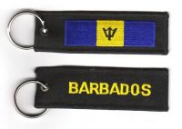 Fahnen Schlüsselanhänger Barbados