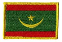 Fahnen Aufnäher Mauretanien