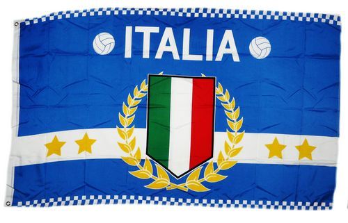 Fahne / Flagge Italien 4 Sterne 90 x 150 cm