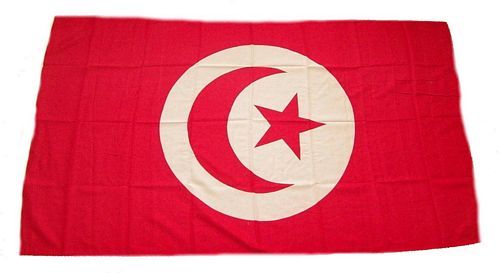 Fahne / Flagge Tunesien 30 x 45 cm